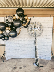 Handlettered Jumbo Balloons