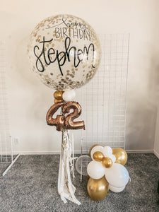 Handlettered Jumbo Balloons