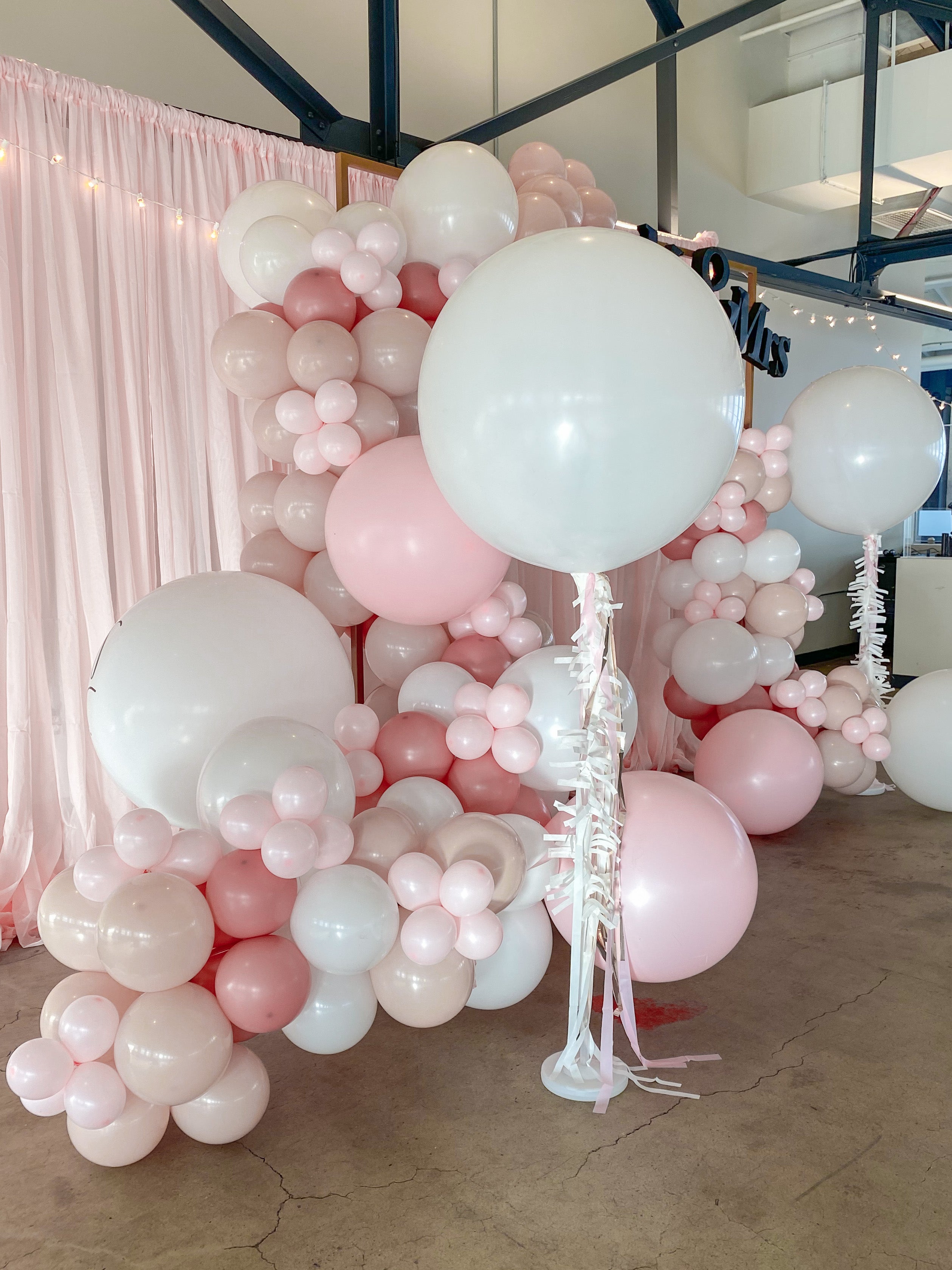 Handlettered Jumbo Balloons