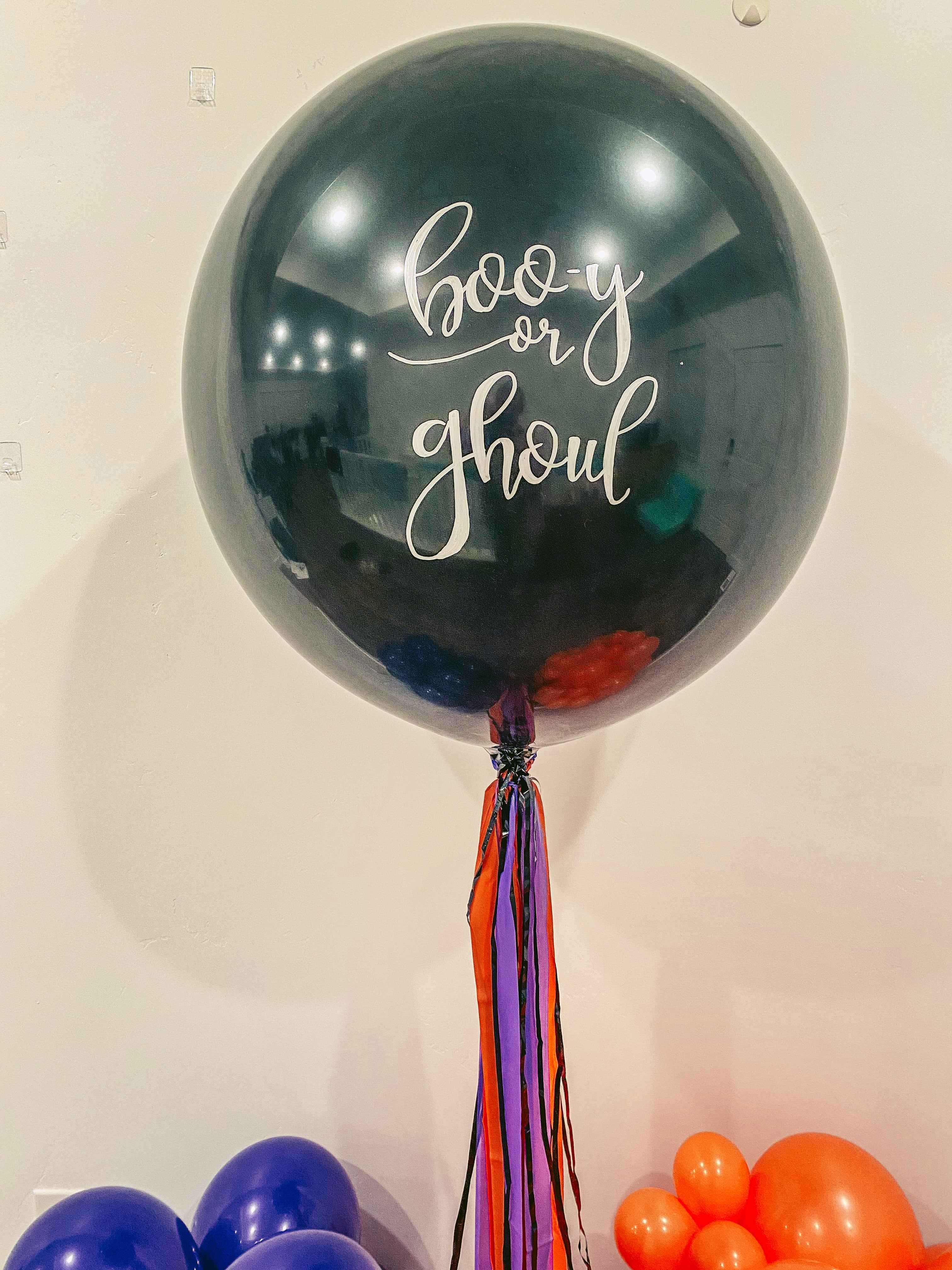 Handlettered Jumbo Balloons